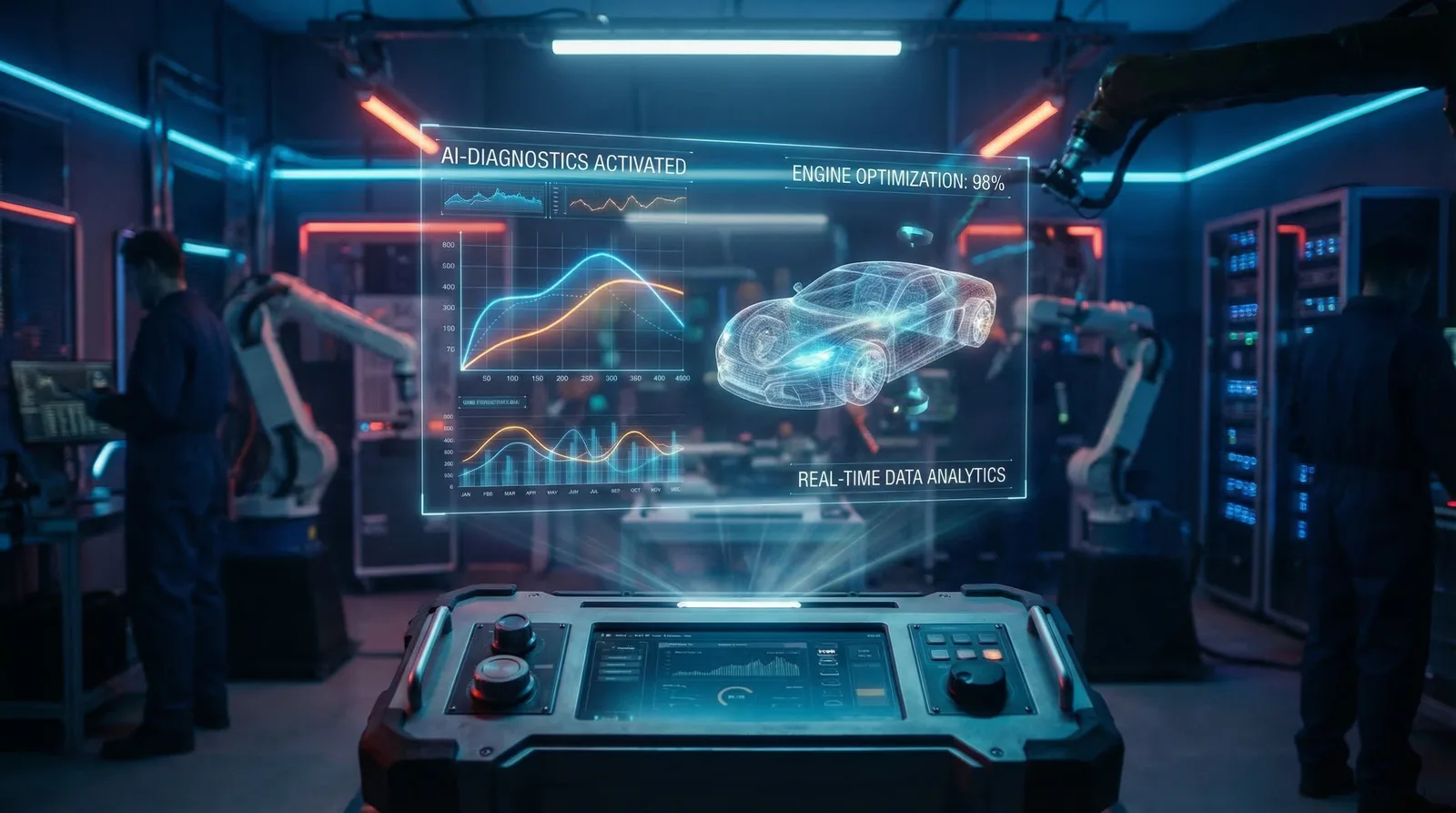 少妇 AI修车改装智能诊断技术